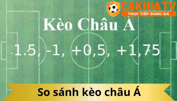 So sánh kèo châu Á và các loại kèo khác