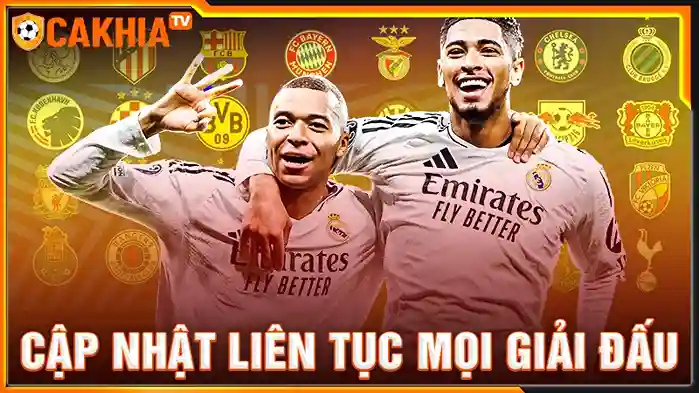 Lịch Thi Đấu Cập Nhật Liên Tục