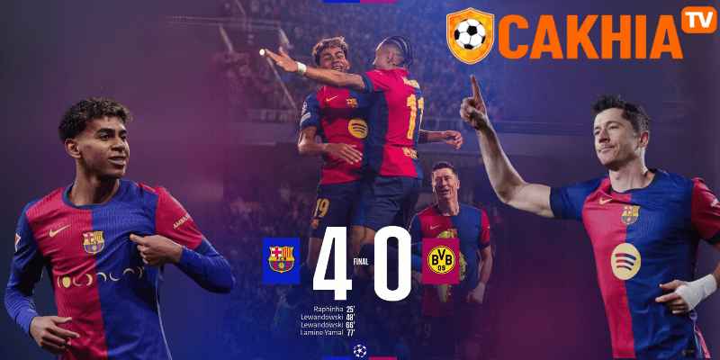 Nhìn lại trận lượt đi: Barcelona hủy diệt Dortmund